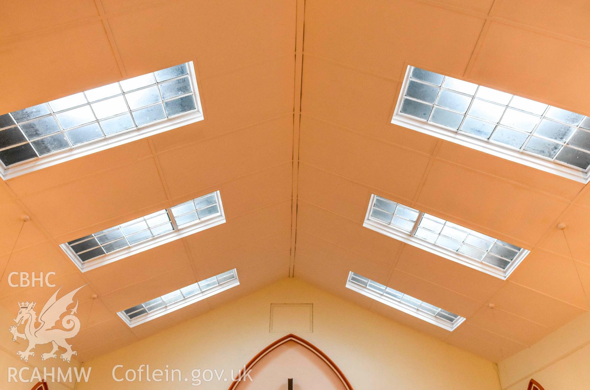 Albany Congregational Chapel - View of the church's ceiling, taken from North-West