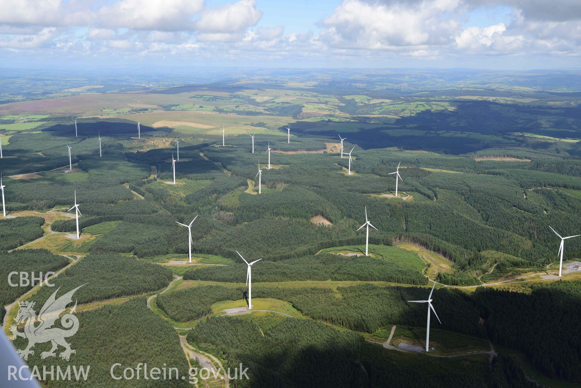Brechfa wind farm, view from south