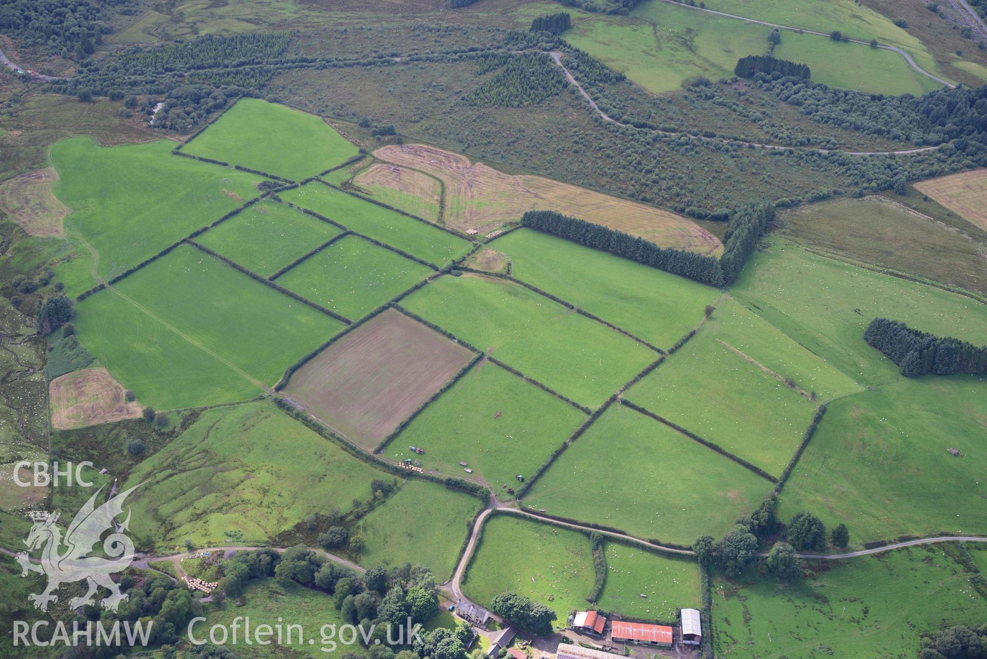 Caerau, Tirabad, Roman fort.  View from east