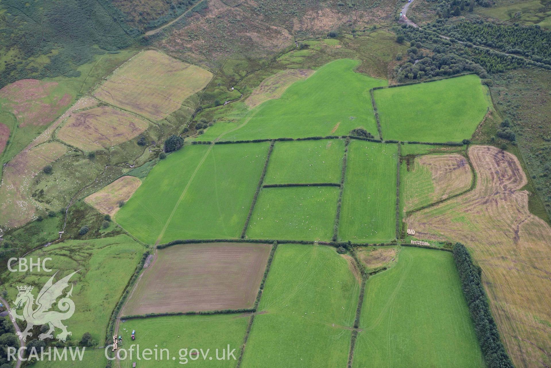 Caerau, Tirabad, Roman fort.  View from north-east