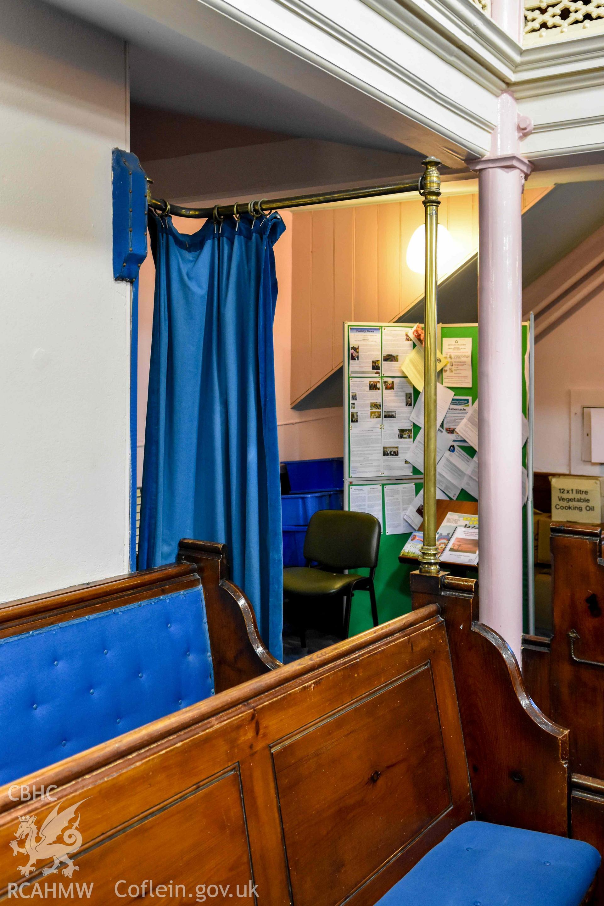 Tabernacle English Congregational Church - View towards noticeboards by the foyer, taken from North
