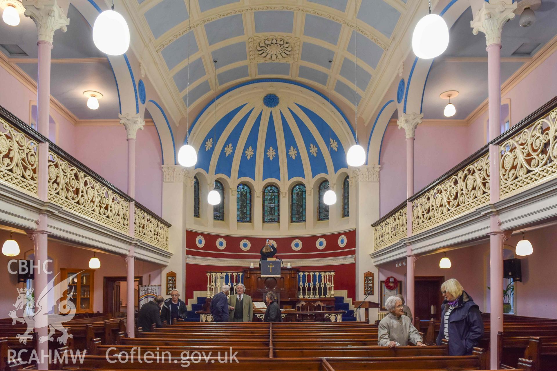 Tabernacle English Congregational Church - View of the nave, taken from East