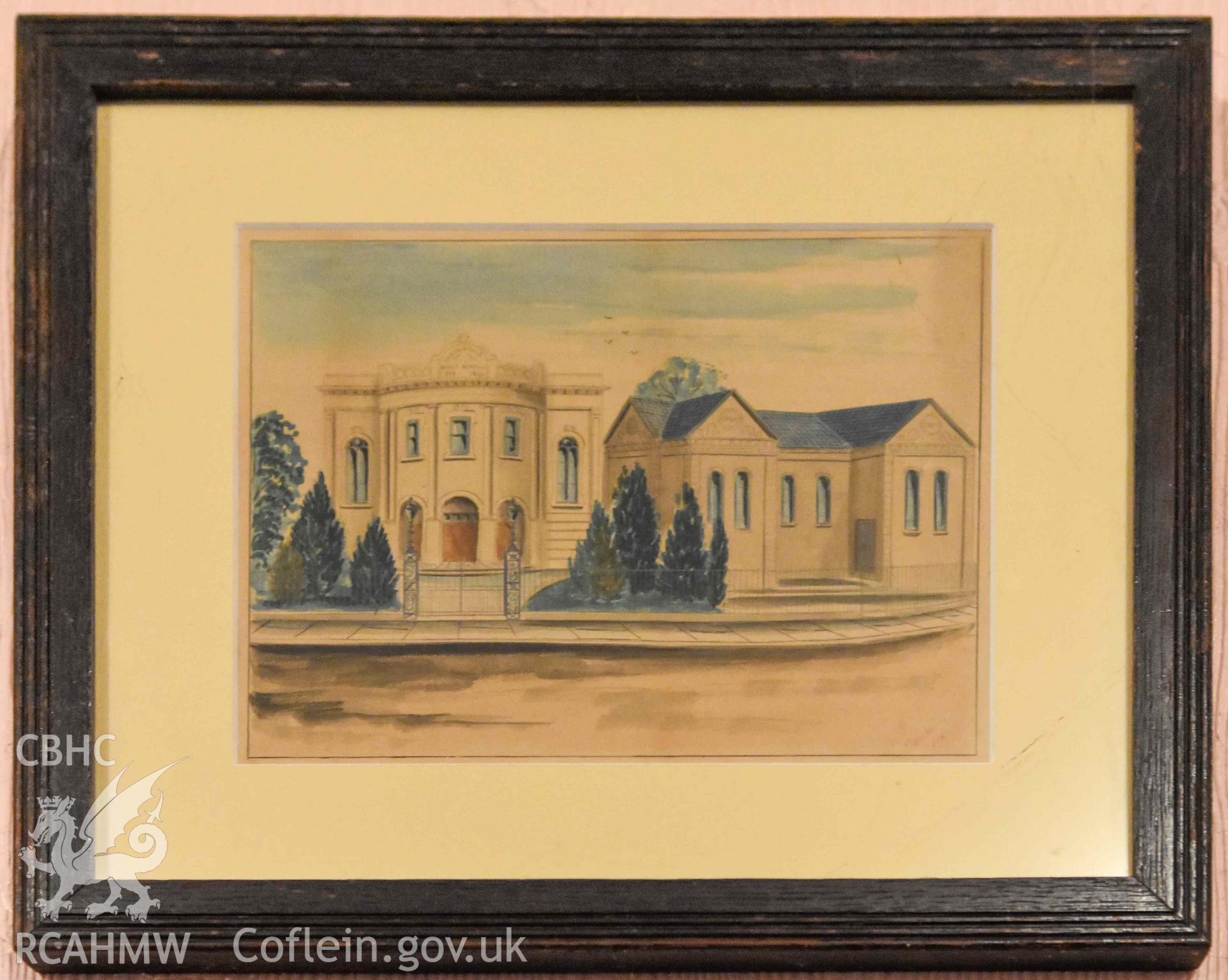 Tabernacle English Congregational Church - Detailed view of an image of the church