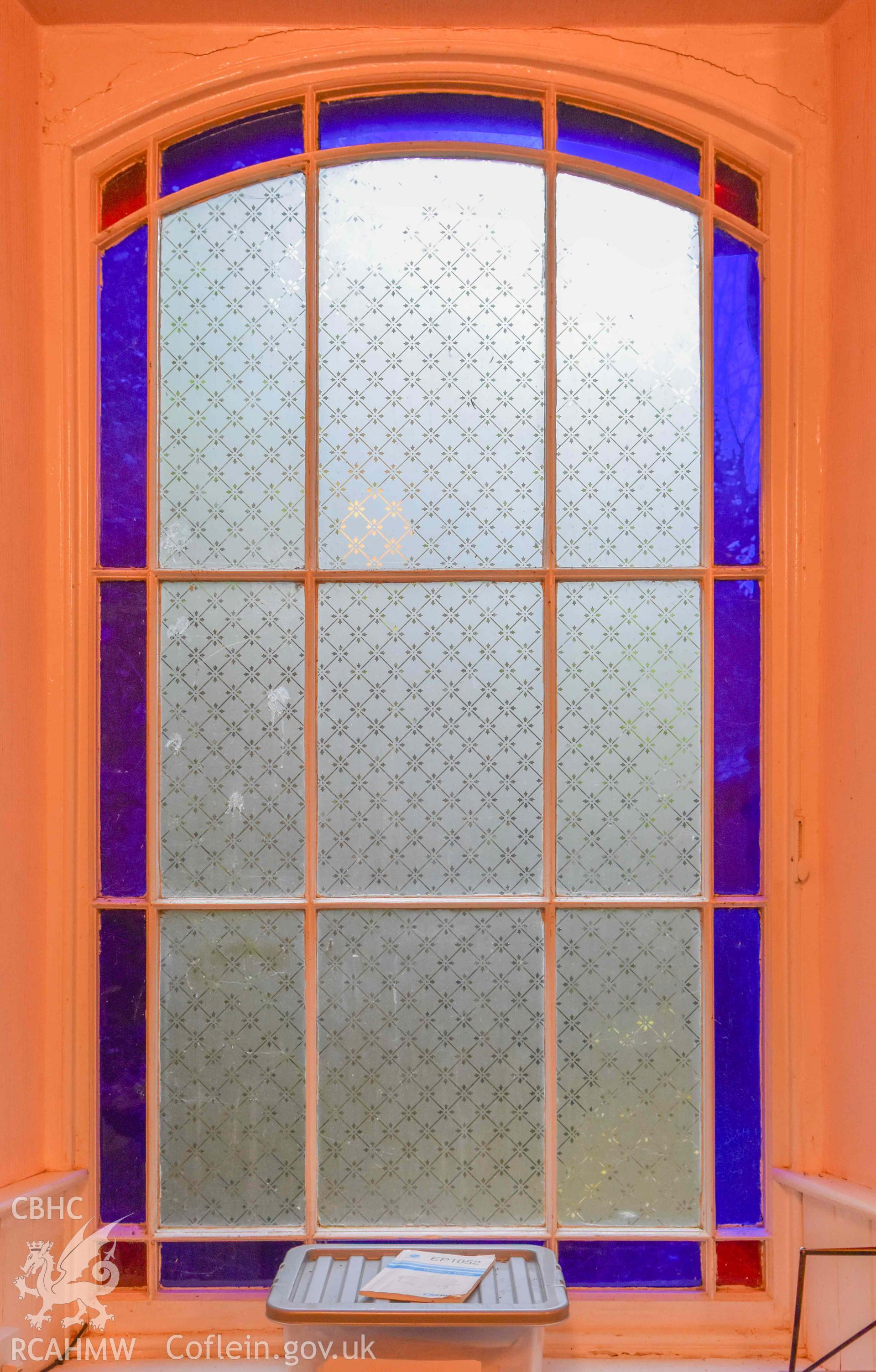 Tabernacle English Congregational Church - Detailed view of a window
