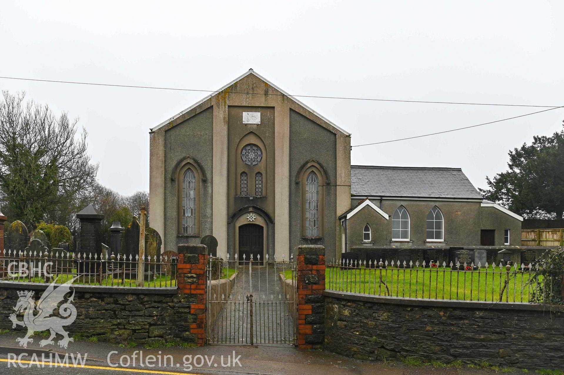 Trinity Welsh Calvinistic Methodist Chapel - View of the chapel, taken from West