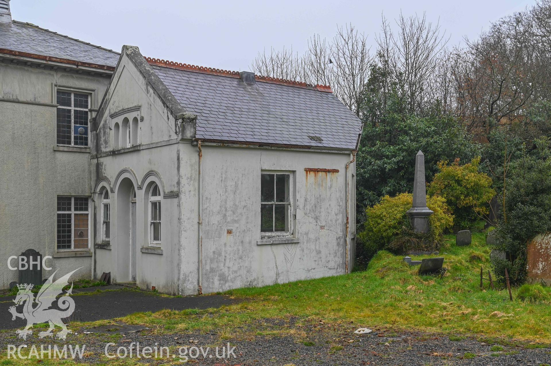 Seion Welsh Baptist Chapel - View of the vestry, taken from West