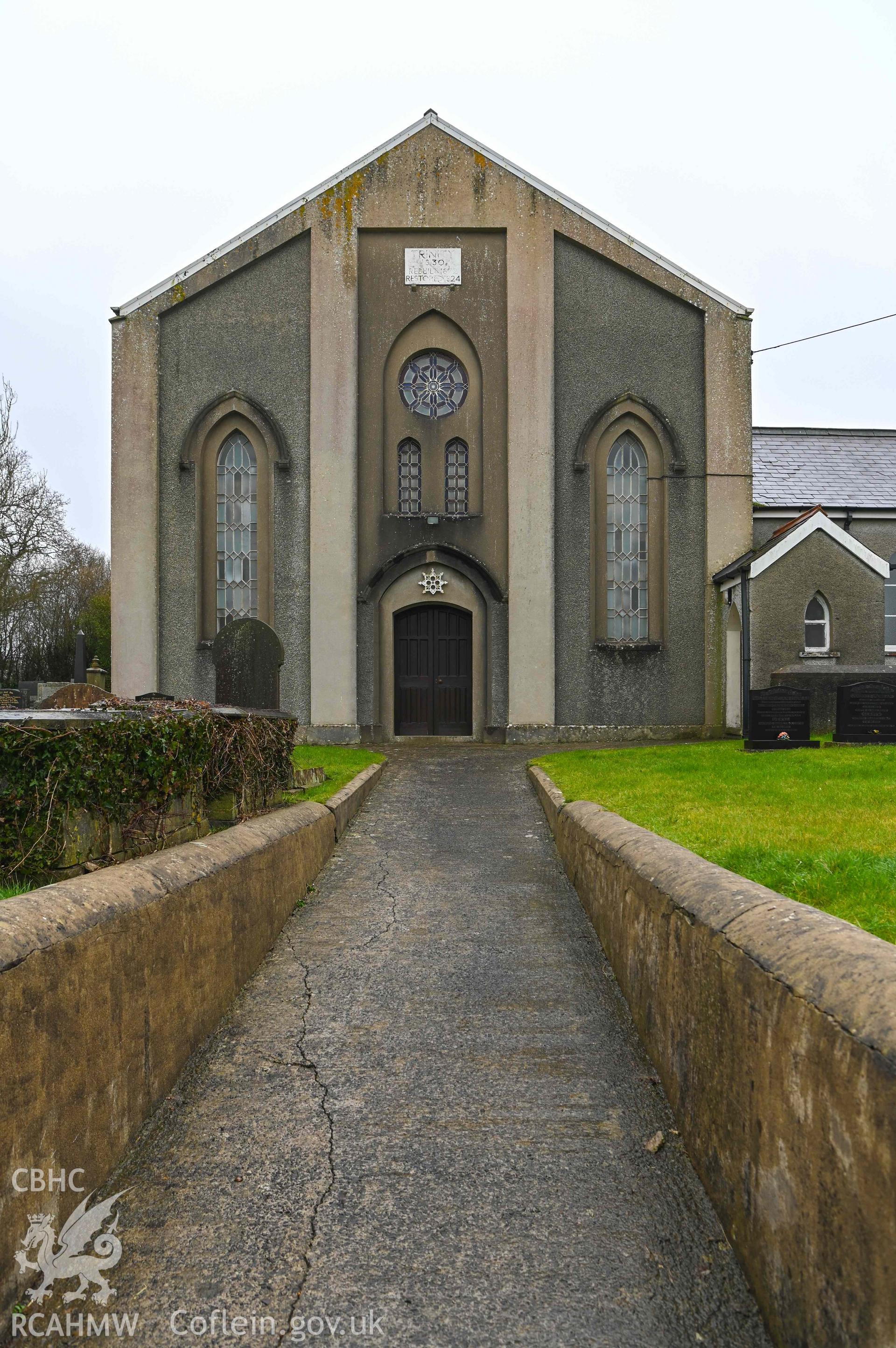 Trinity Welsh Calvinistic Methodist Chapel - View of the chapel, taken from West