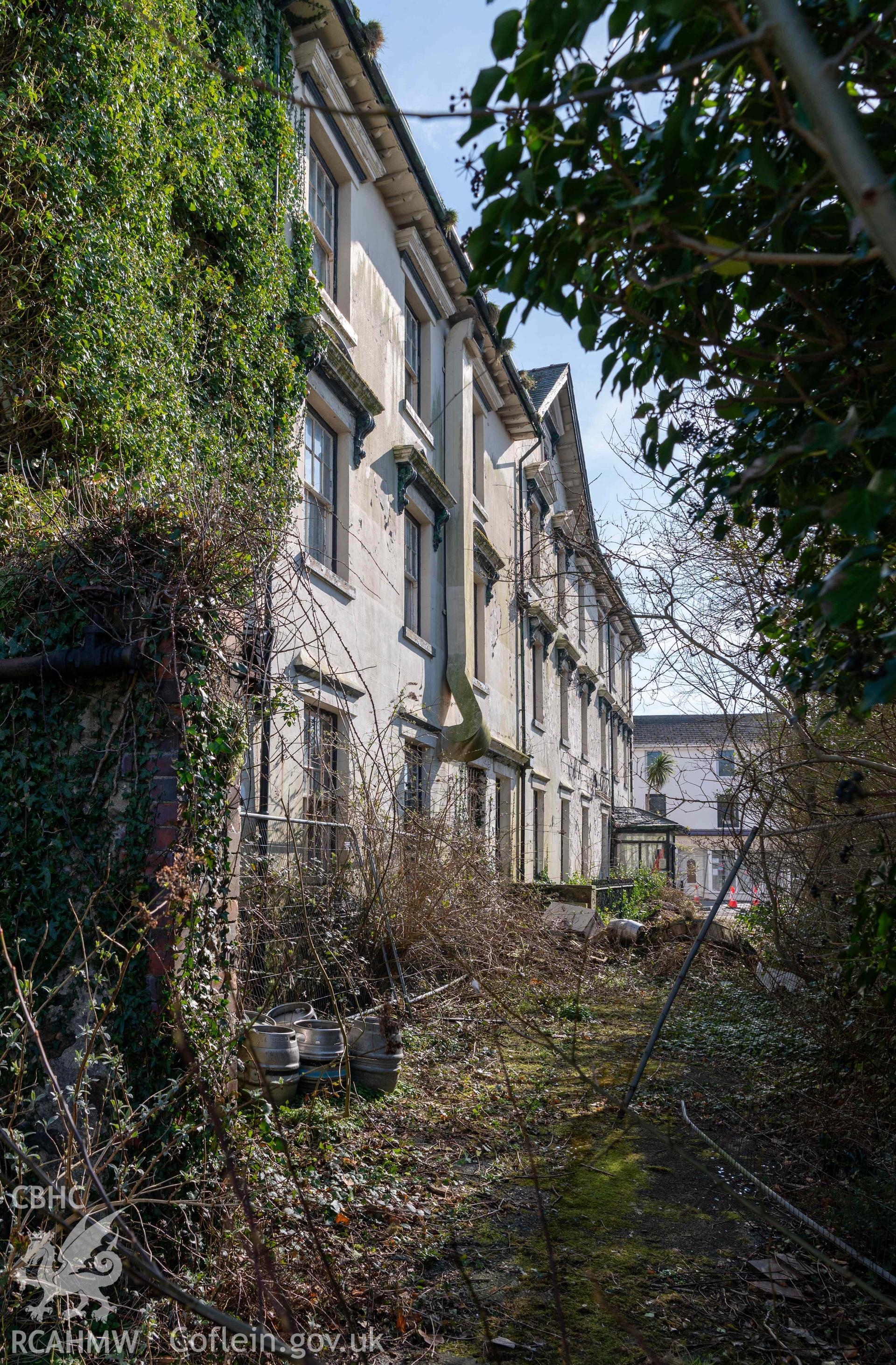 Corbett Arms Hotel, exterior façade from north-west