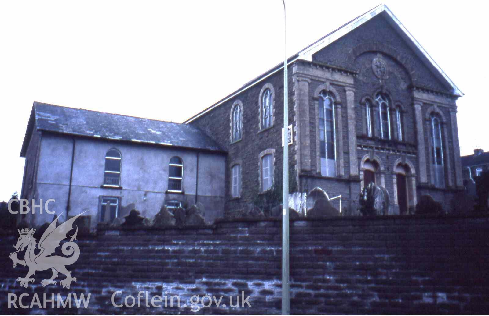 Tabernacle Welsh Calvinistic Methodist Chapel, Cwmafan, 2002, front façade by Thomas Thomas of 1873