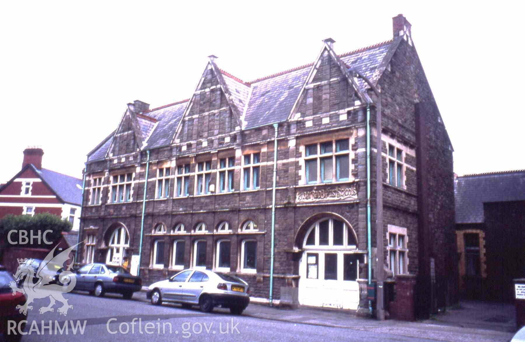 Albany Road English Baptist Church, Roath, Cardiff, original church of 1896, later Sunday School, flats in 2025