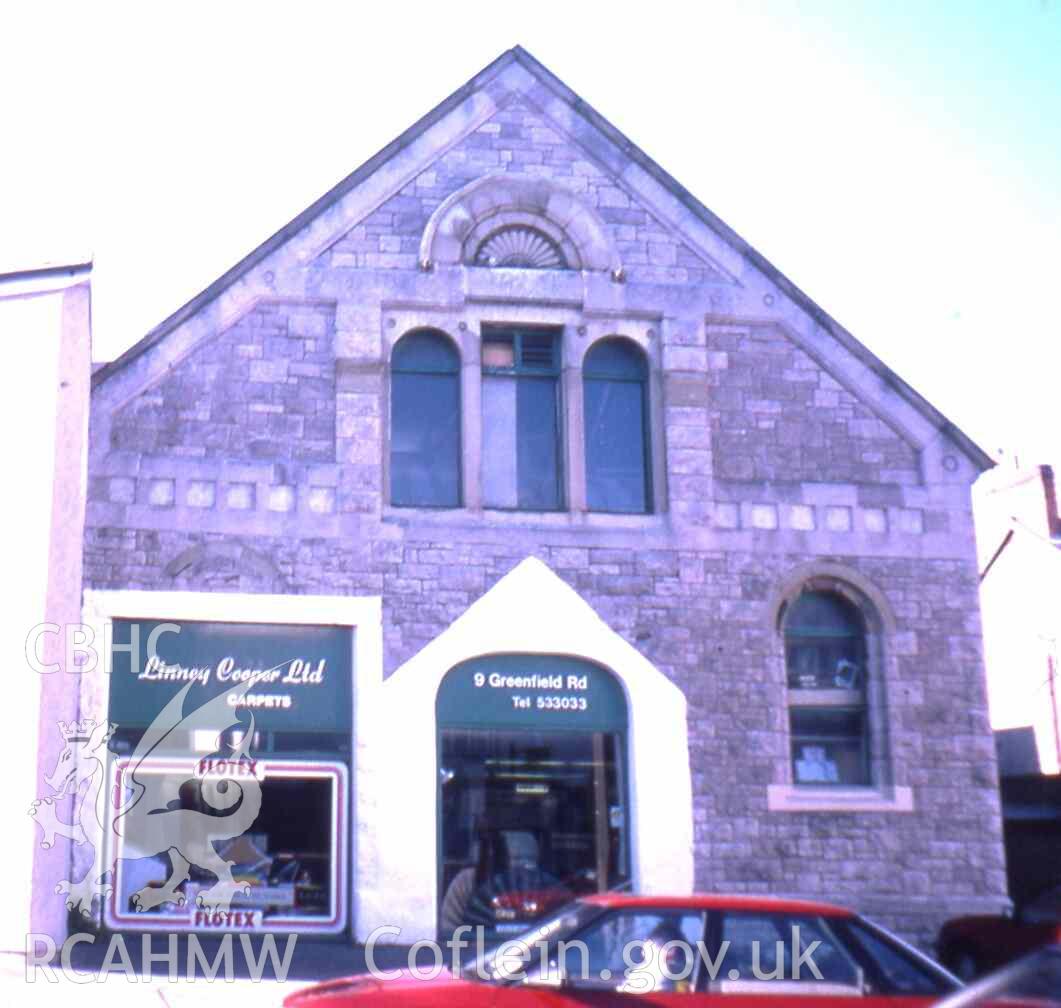 Shiloh Welsh Wesleyan Chapel, Colwyn Bay, front façade