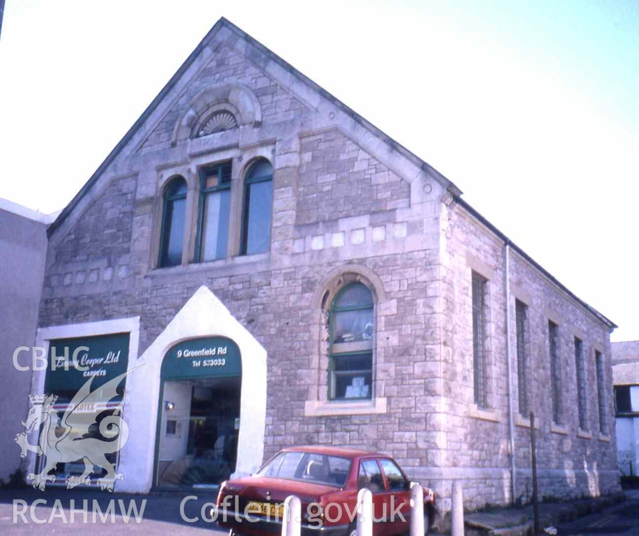 Shiloh Welsh Wesleyan Chapel, Colwyn Bay, front façade