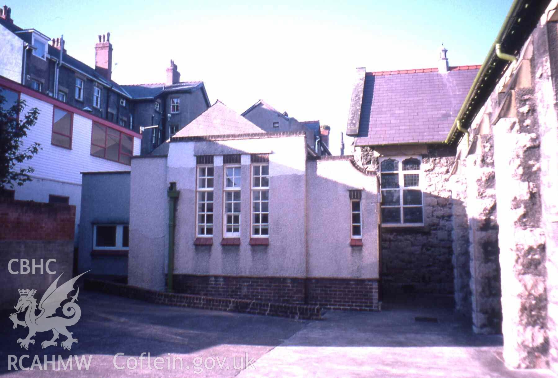 Bethlehem Welsh Calvinist Methodist Chapel, Colwyn Bay, Hall? sold to a car dealer in 1964. Hall of 1913