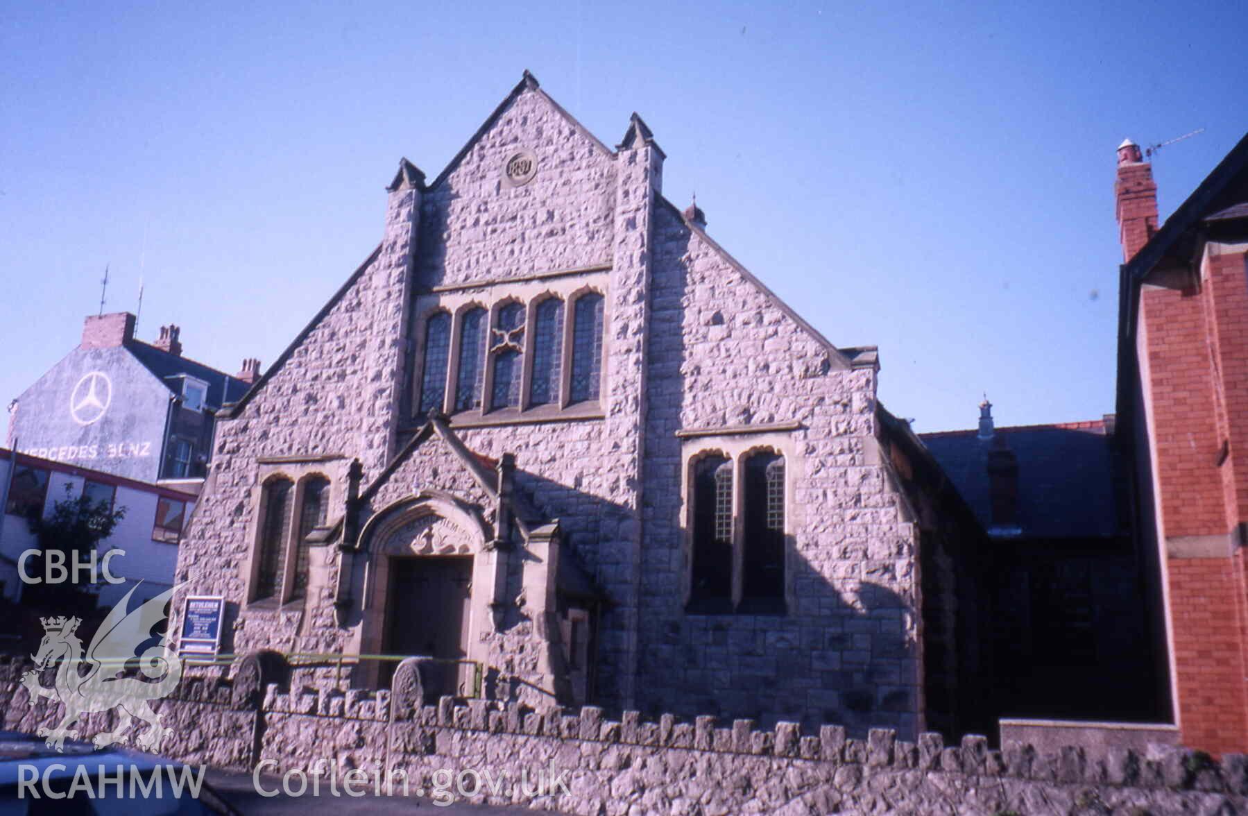 Bethlehem Welsh Calvinist Methodist Chapel, Colwyn Bay, Front & side.