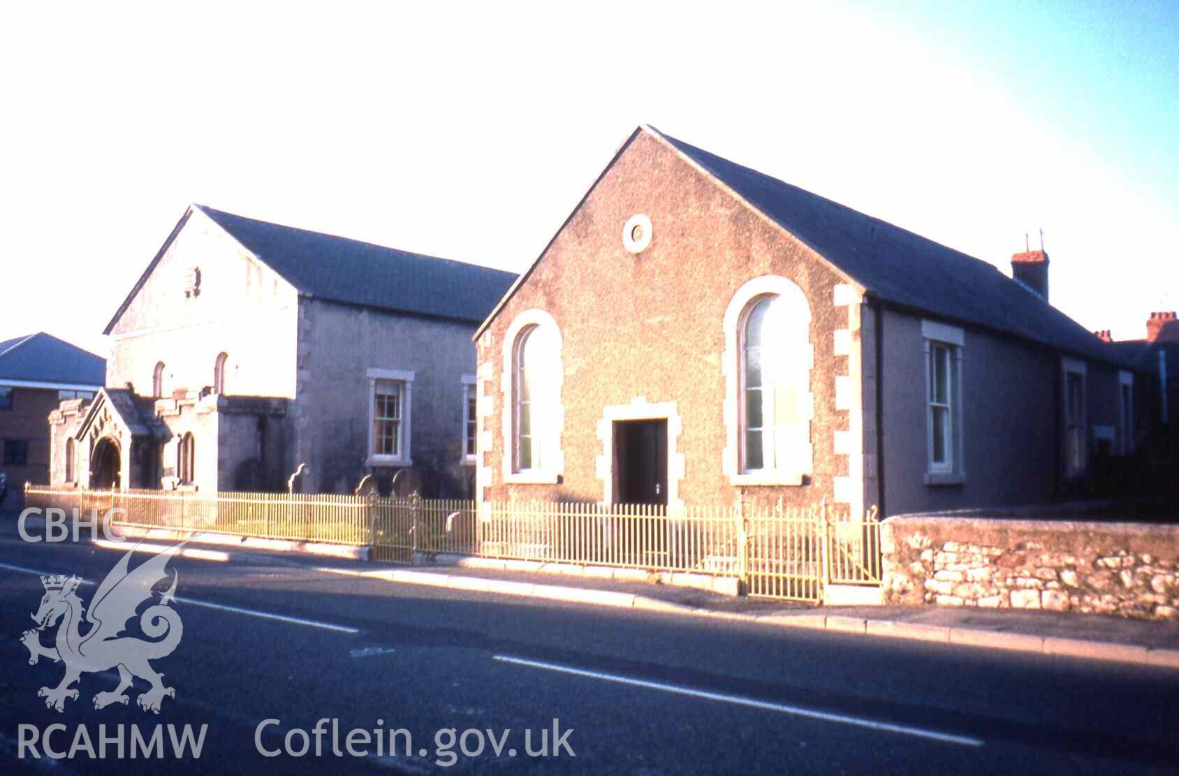 Ebeneser Welsh Independent Chapel, Old Colwyn, Sunday School of early 1880s probably designed by Richard Davies