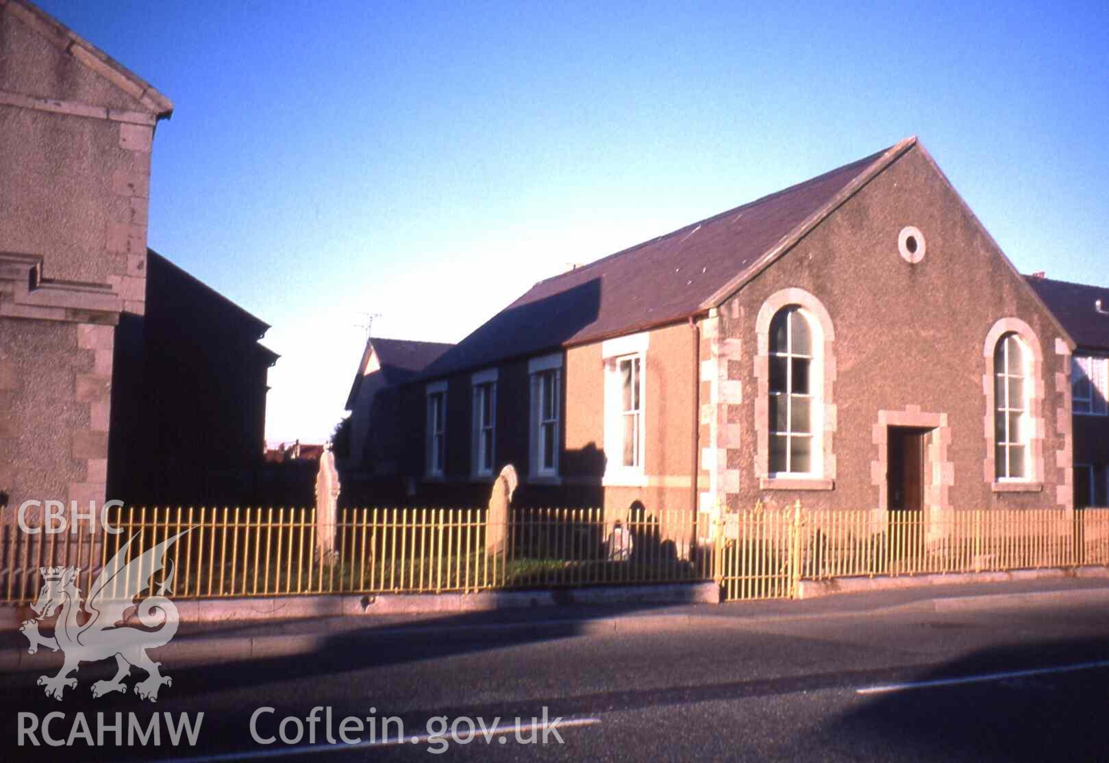 Ebeneser Welsh Independent Chapel, Old Colwyn, Sunday School of early 1880s probably designed by Richard Davies