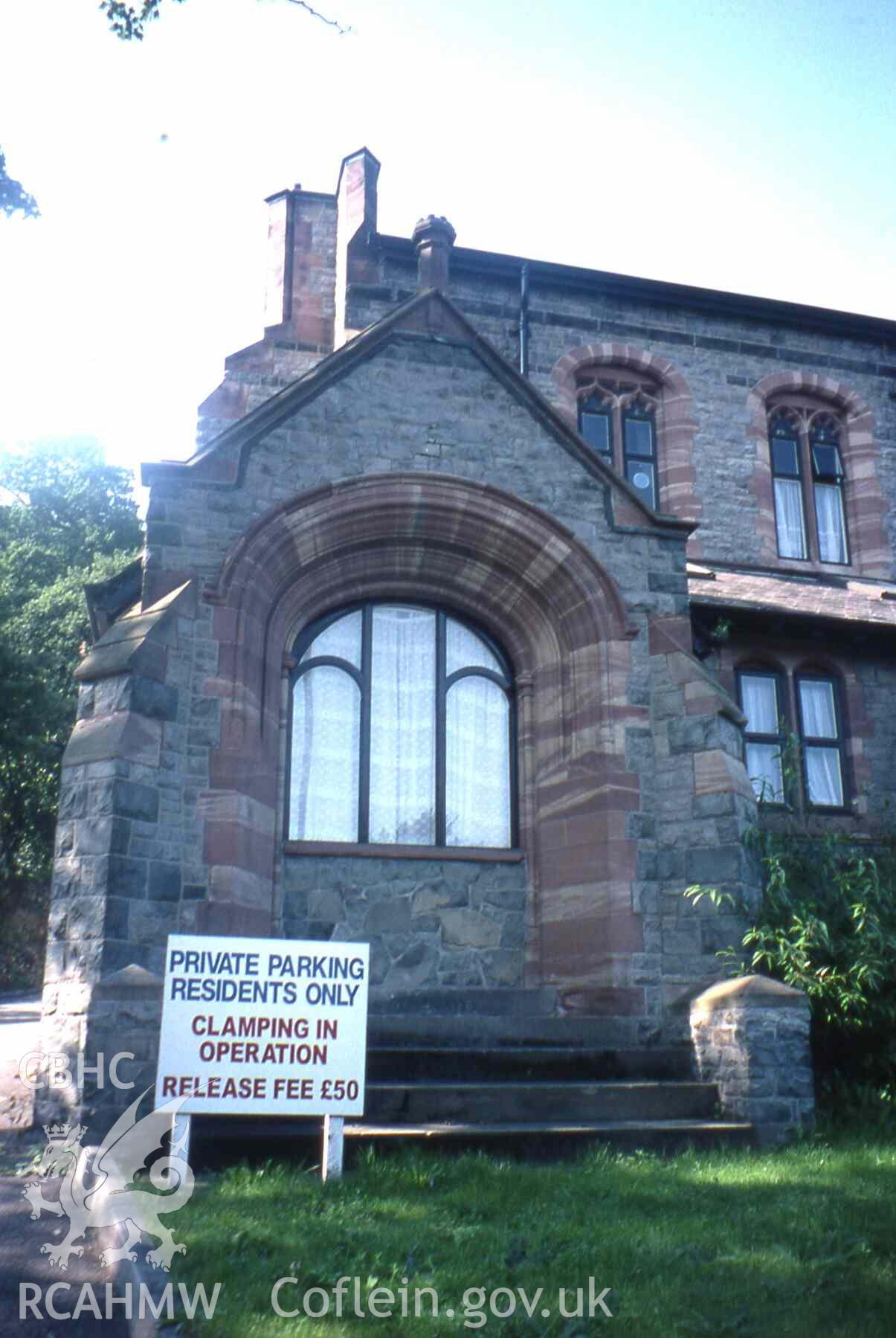 Tabernacl Welsh Calvinistic Chapel Bangor. Designed by Nottingham & London Architect James Cubitt, 36 flats by 1988.