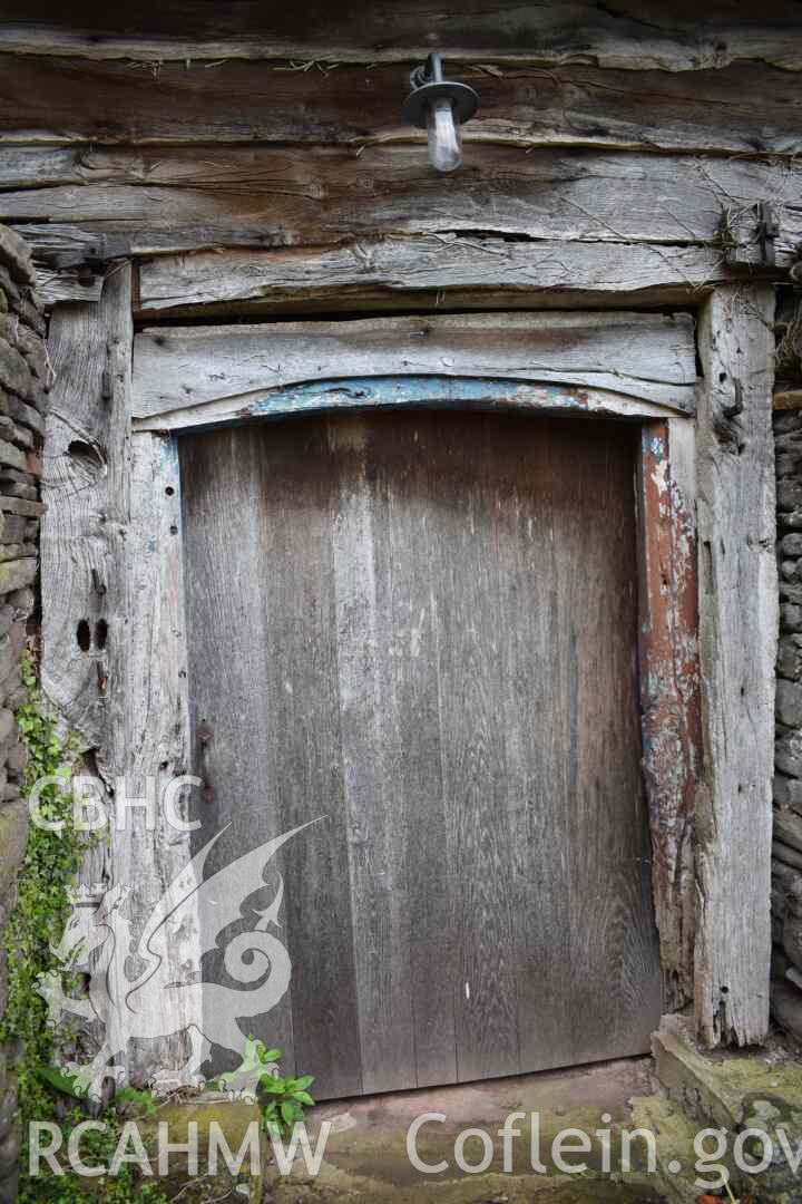 Photograph from a Historic Building Recording of Barn at Henbant Fach, Llanbedr, carried out by Heneb in 2024. Project PD24-063.