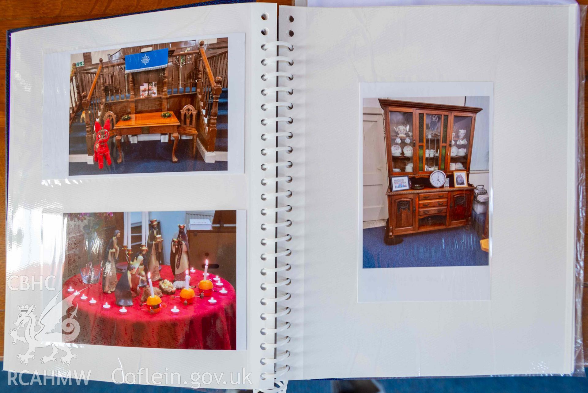 Zion Baptist Chapel - Interior: View of images of the chapel
