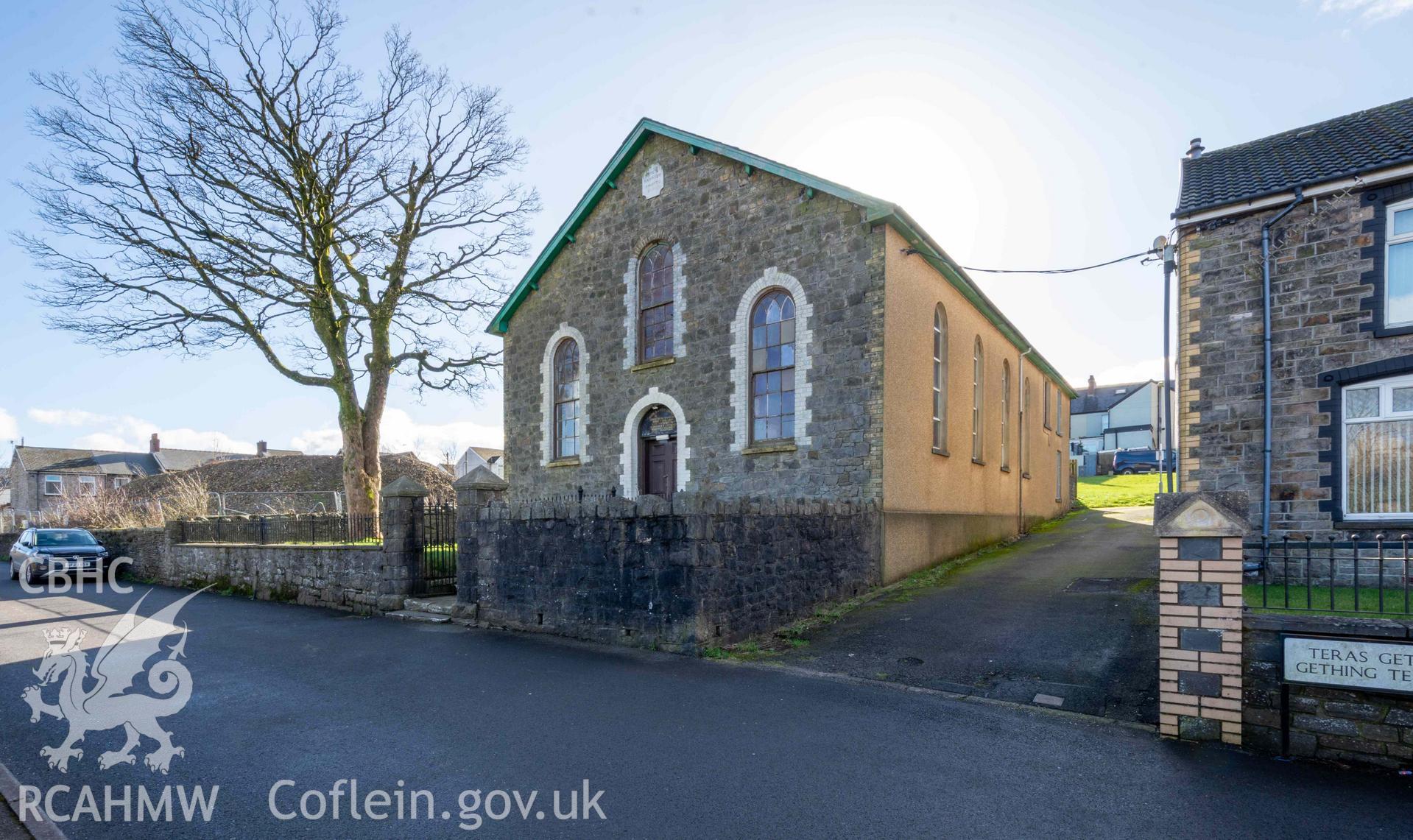 Zion Baptist Chapel - Exterior: View of the chapel's Northern and Western elevations, taken from North