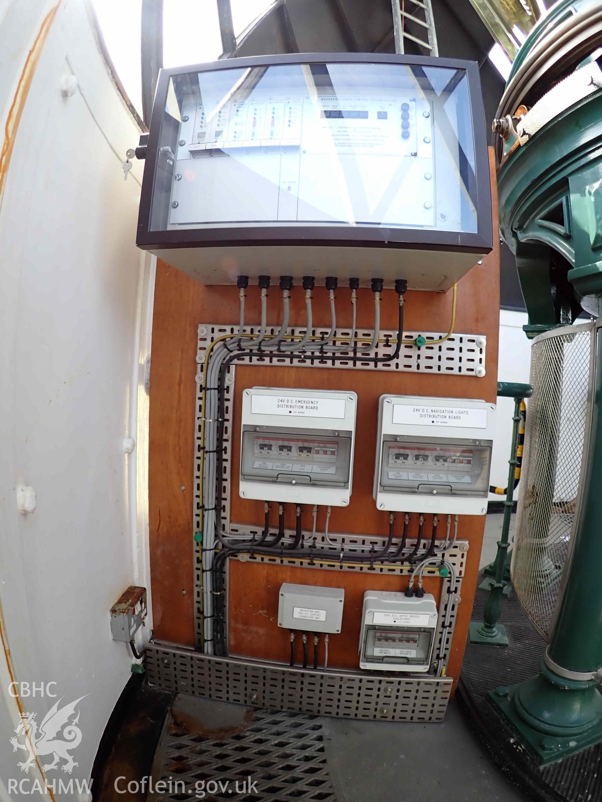 Strumble Head Lighthouse, modern control panel.