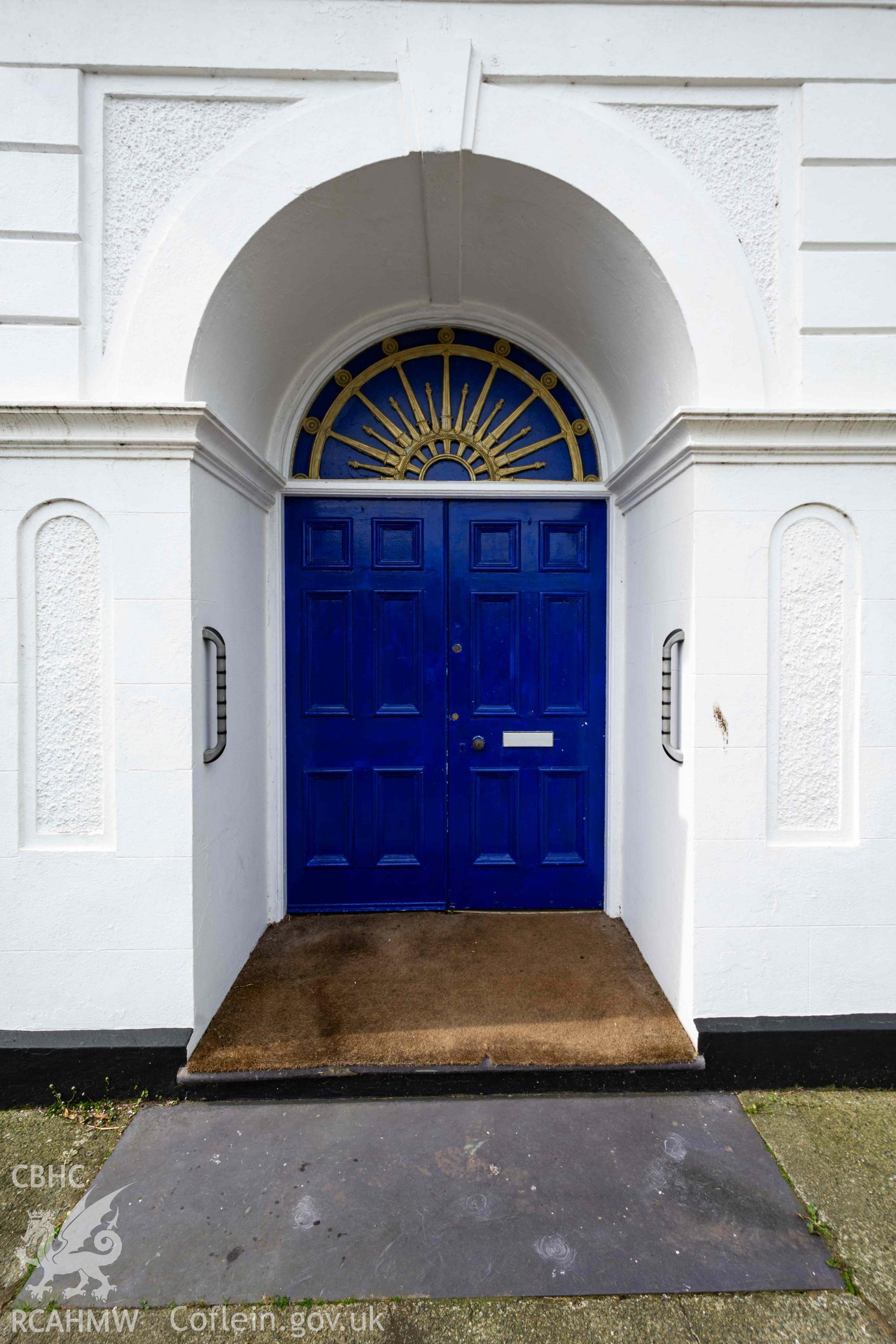 Arched entrance doorway