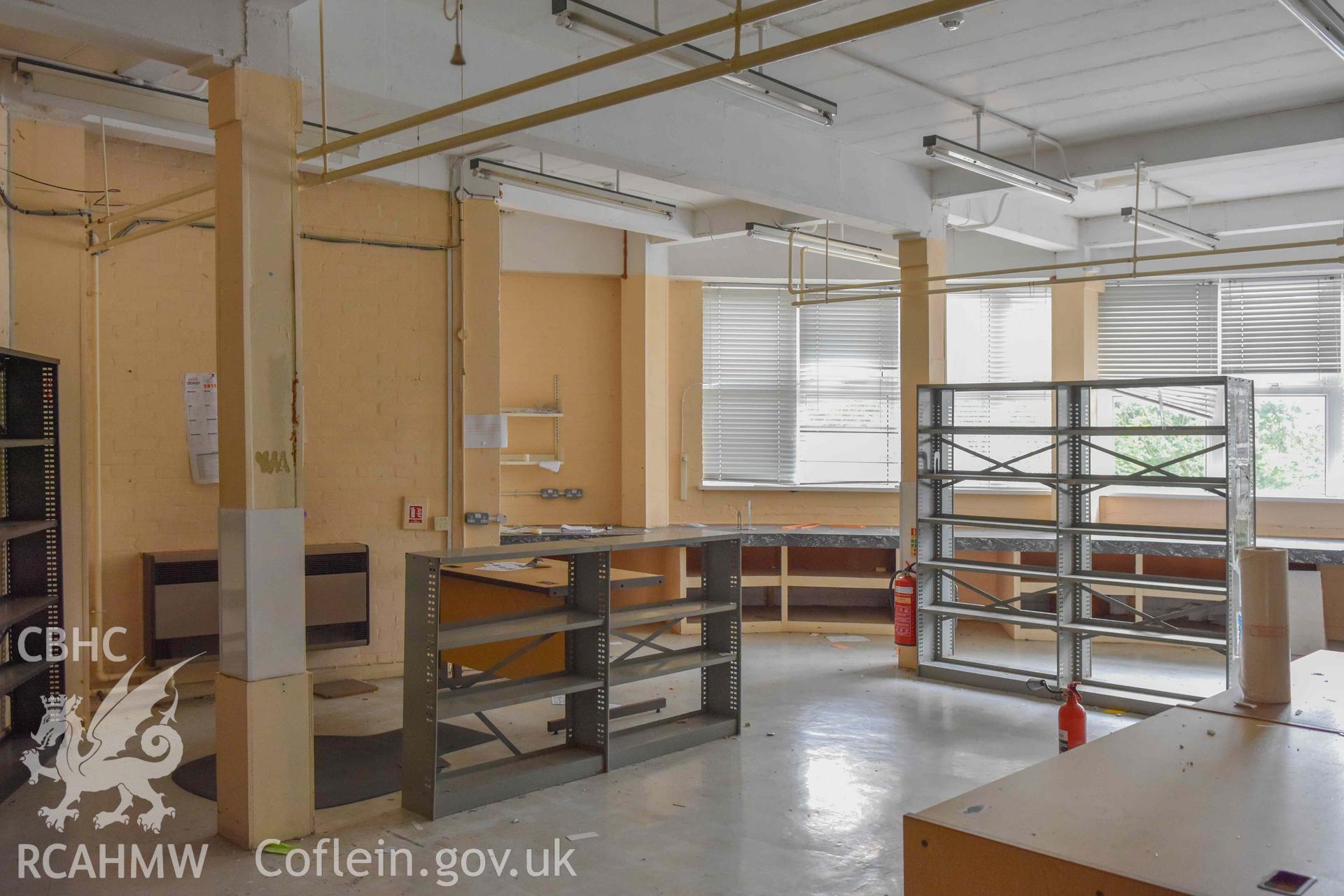 Haverfordwest County Library - Interior, Rotunda: View of a workshop, taken from North-East