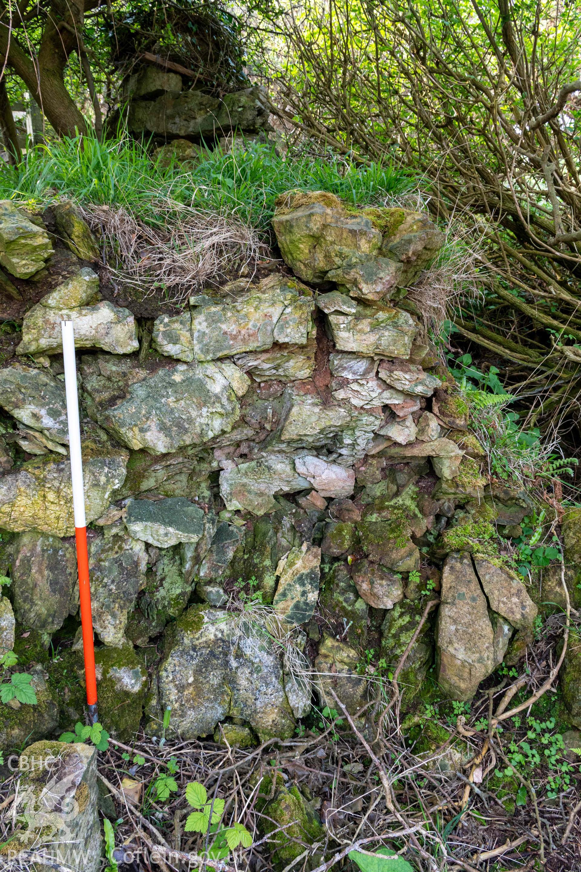 Lime Kiln, Porth y Castell. Crucible (with scale).