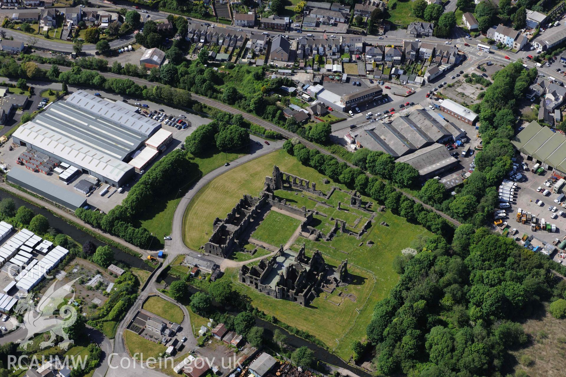 RCAHMW Colour Oblique Digital Aerial Photographs: Neath Abbey