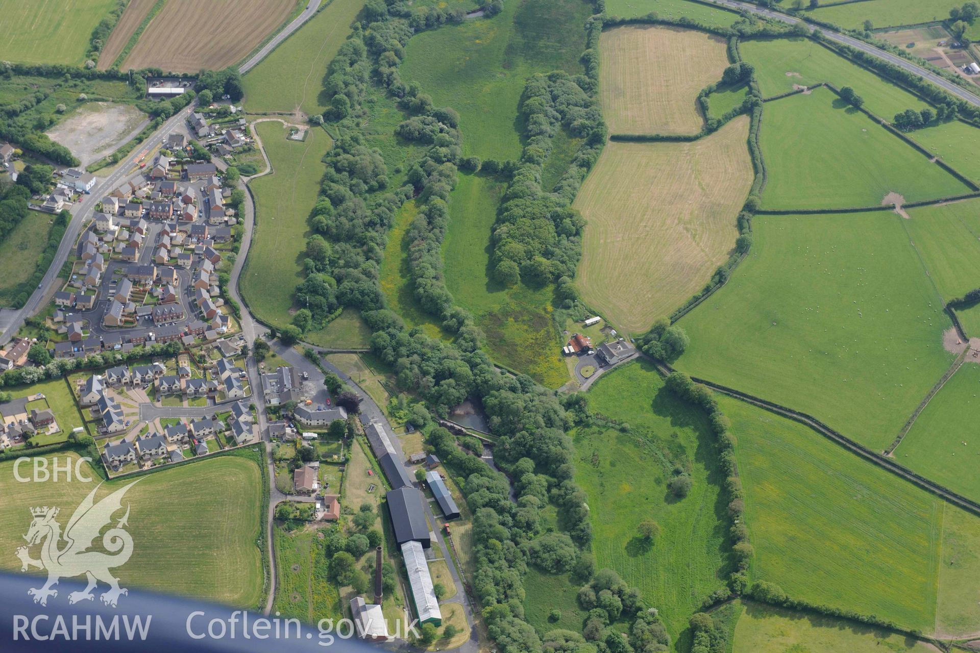 RCAHMW Colour Oblique Digital Aerial Photographs: Kidwelly Tinplate Works