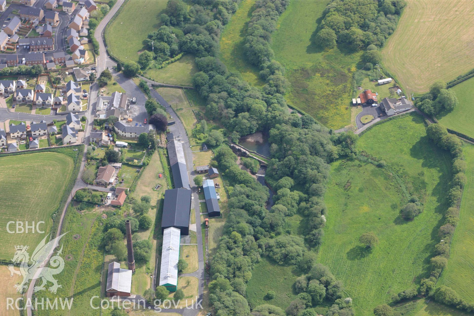 RCAHMW Colour Oblique Digital Aerial Photographs: Kidwelly Tinplate Works