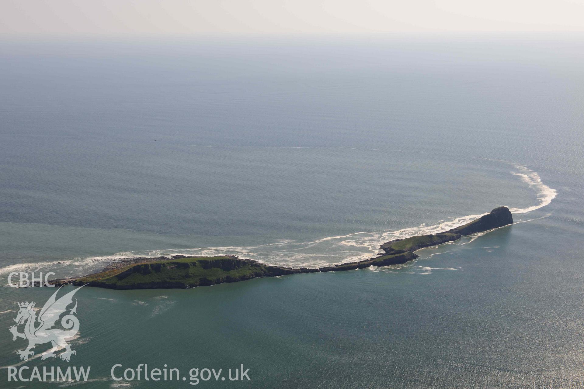 RCAHMW Colour Oblique Digital Aerial Photographs: Worms Head, Inner Head
