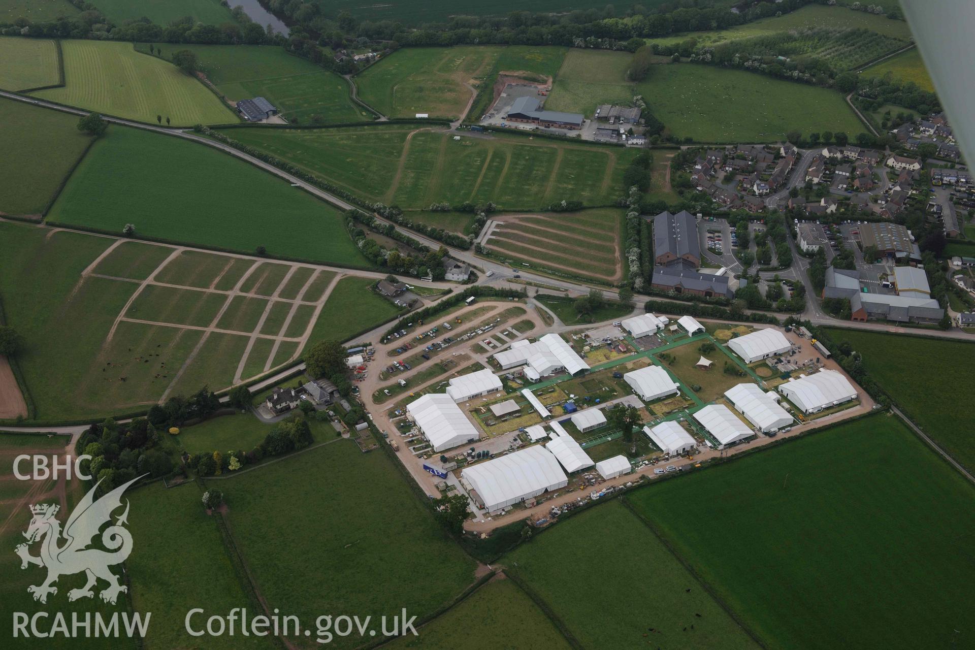 RCAHMW Colour Oblique Digital Aerial Photographs: Hay Festival site