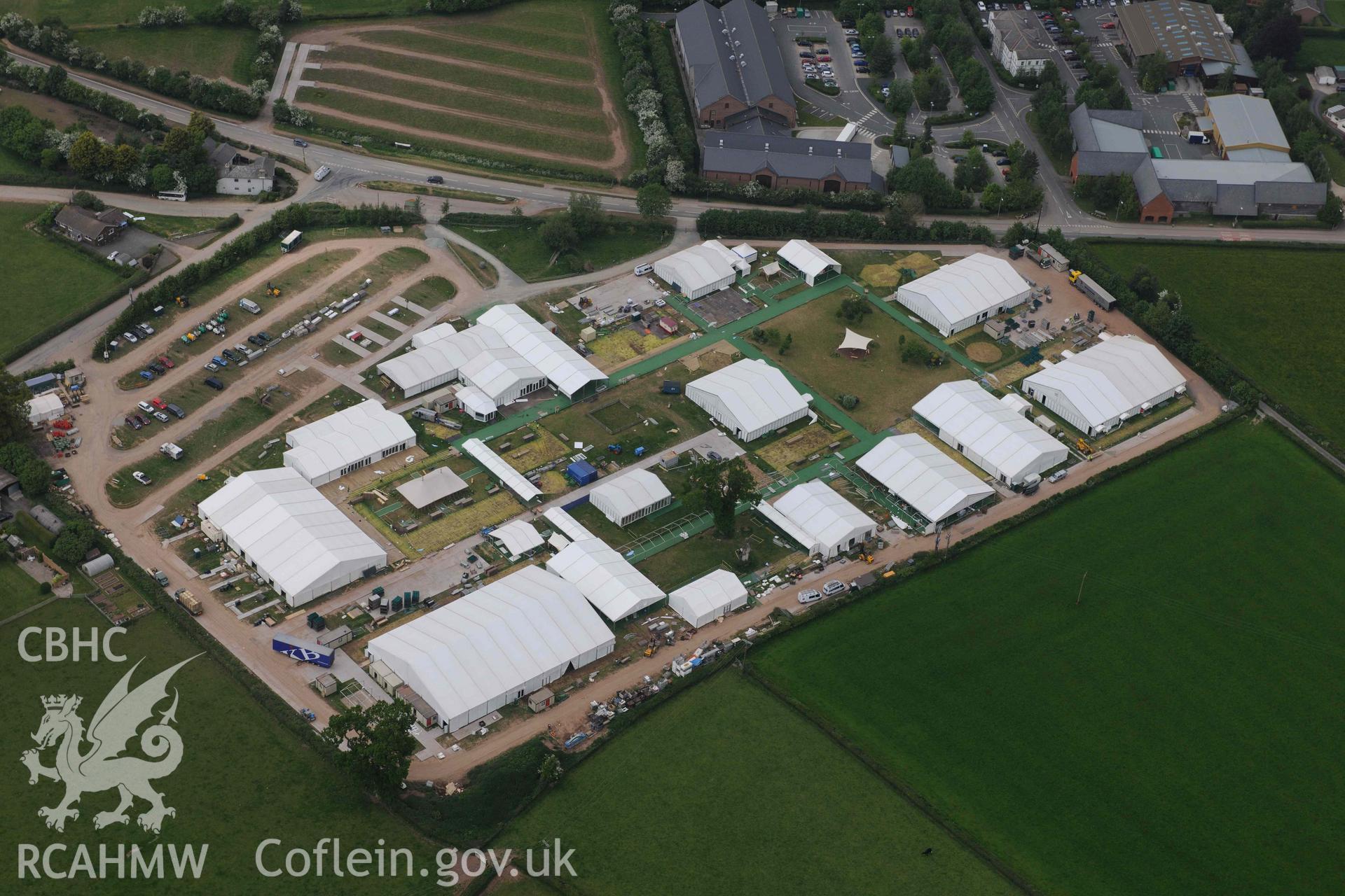 RCAHMW Colour Oblique Digital Aerial Photographs: Hay Festival site