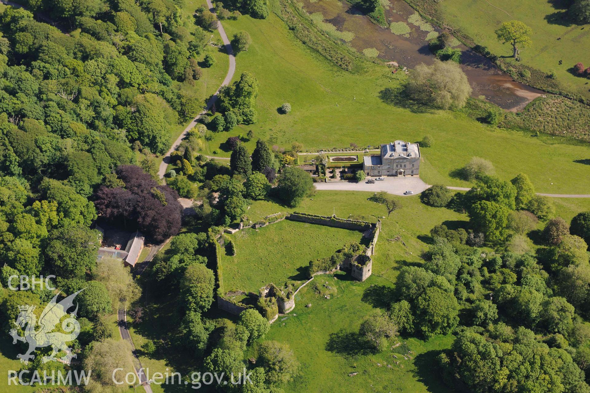 RCAHMW Colour Oblique Digital Aerial Photographs: Penrice Castle