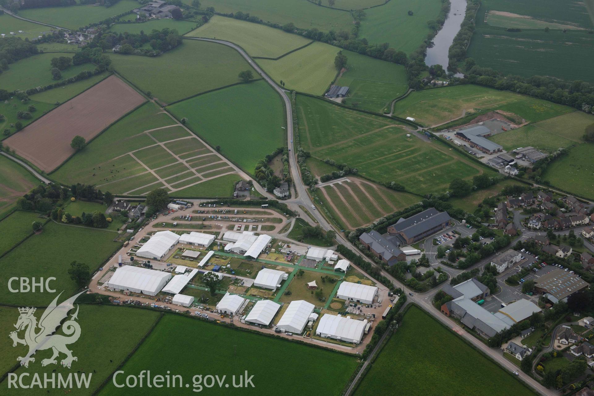 RCAHMW Colour Oblique Digital Aerial Photographs: Hay Festival site
