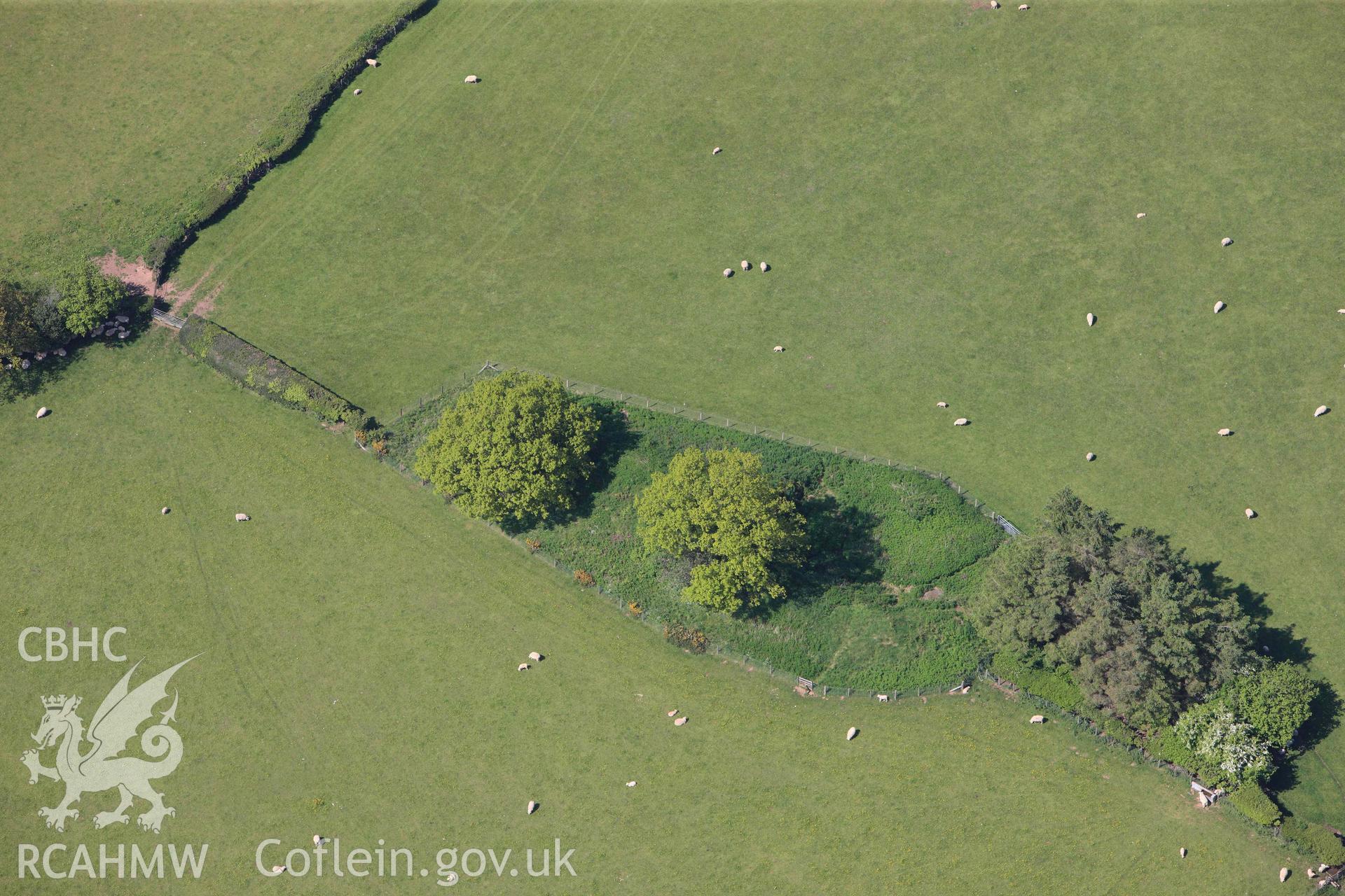 RCAHMW Colour Oblique Digital Aerial Photographs: Penywyrlod long cairn