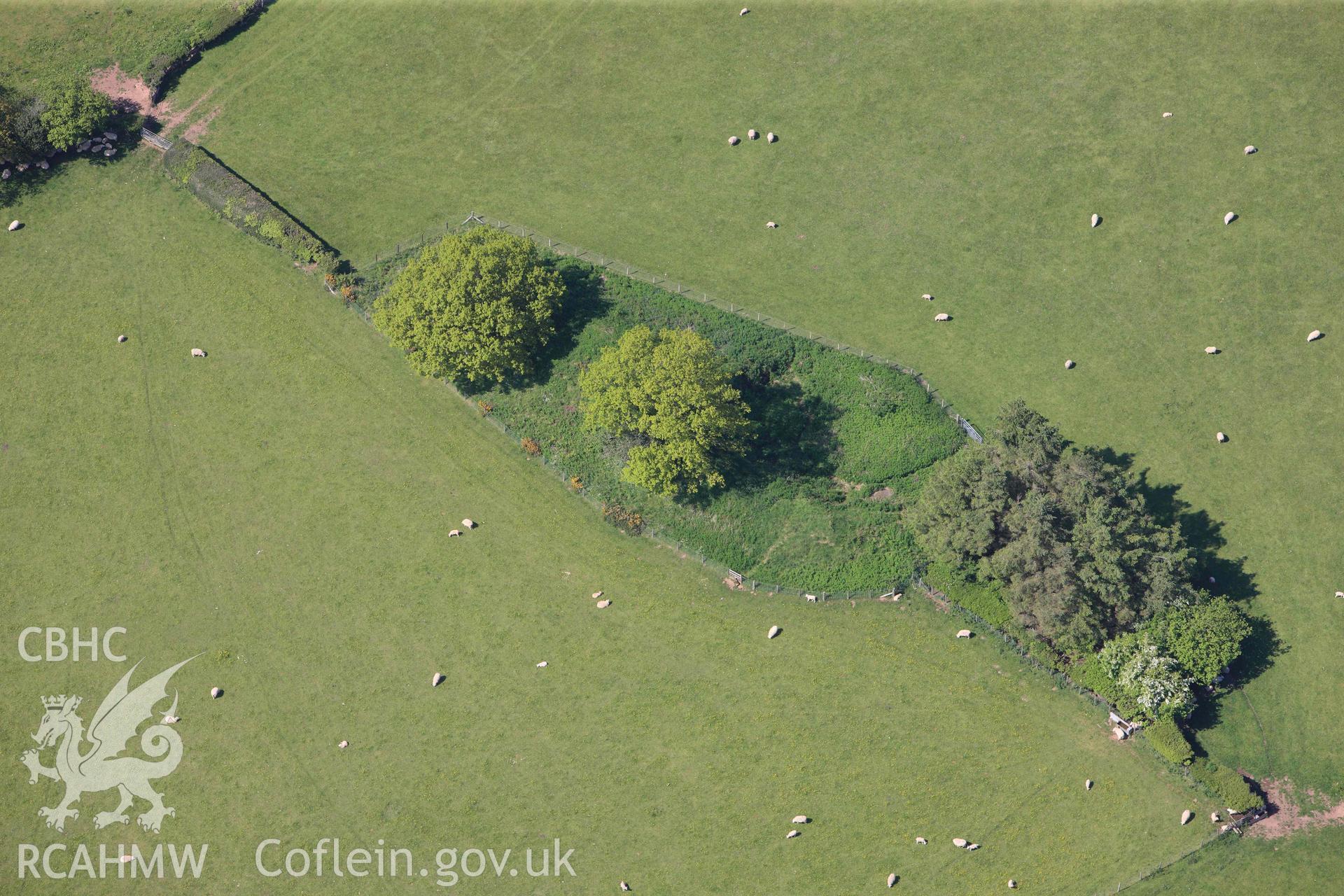 RCAHMW Colour Oblique Digital Aerial Photographs: Penywyrlod long cairn