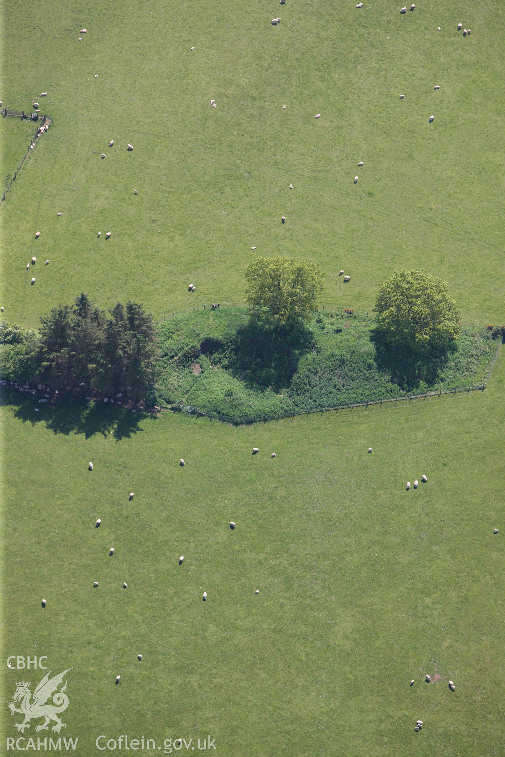 RCAHMW Colour Oblique Digital Aerial Photographs: Penywyrlod long cairn