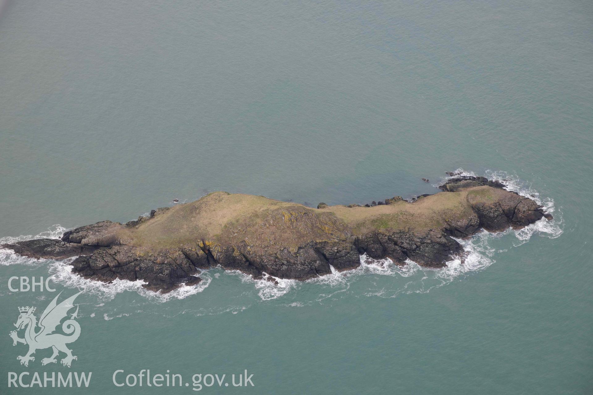 Ynys Gwylan - View of Ynys Gwylan-fawr, taken from South-East