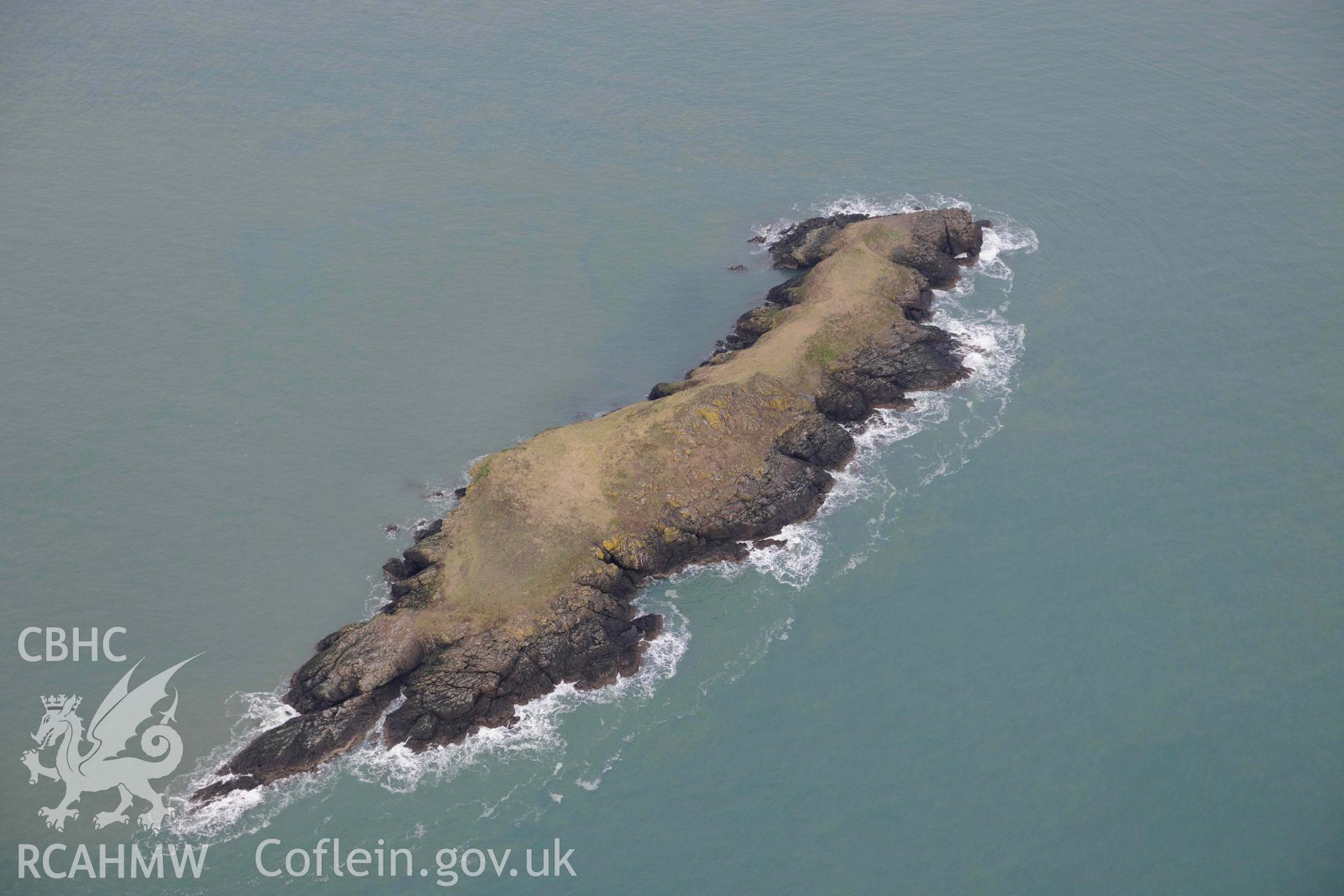 Ynys Gwylan - View of Ynys Gwylan-fawr, taken from South