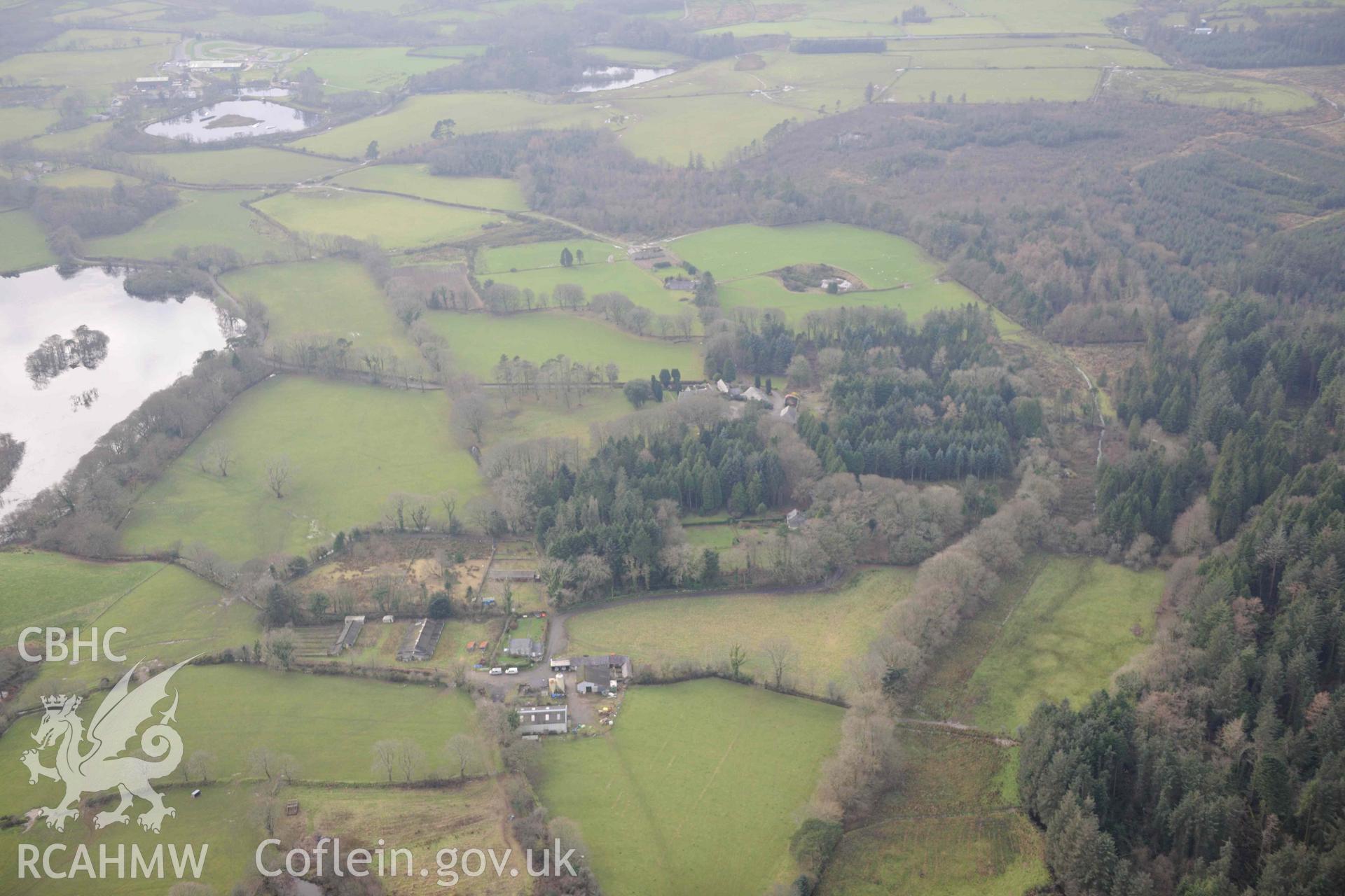 Glasfryn Garden - Landscape immediately North of Llyn Glasfryn, taken from East