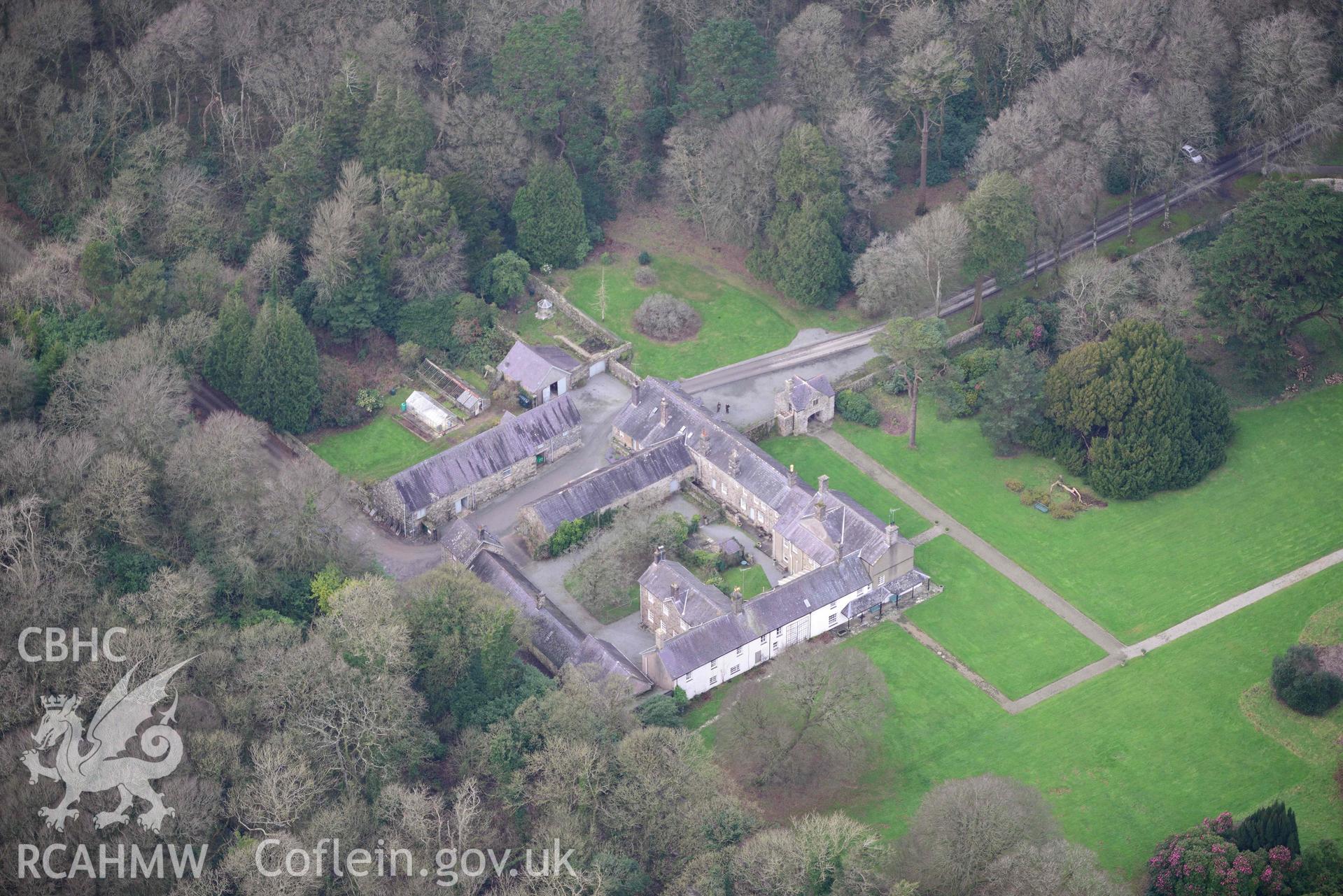 Cefnamlwch - View of Cefnamlwch Gardens and Grounds, taken from South-East