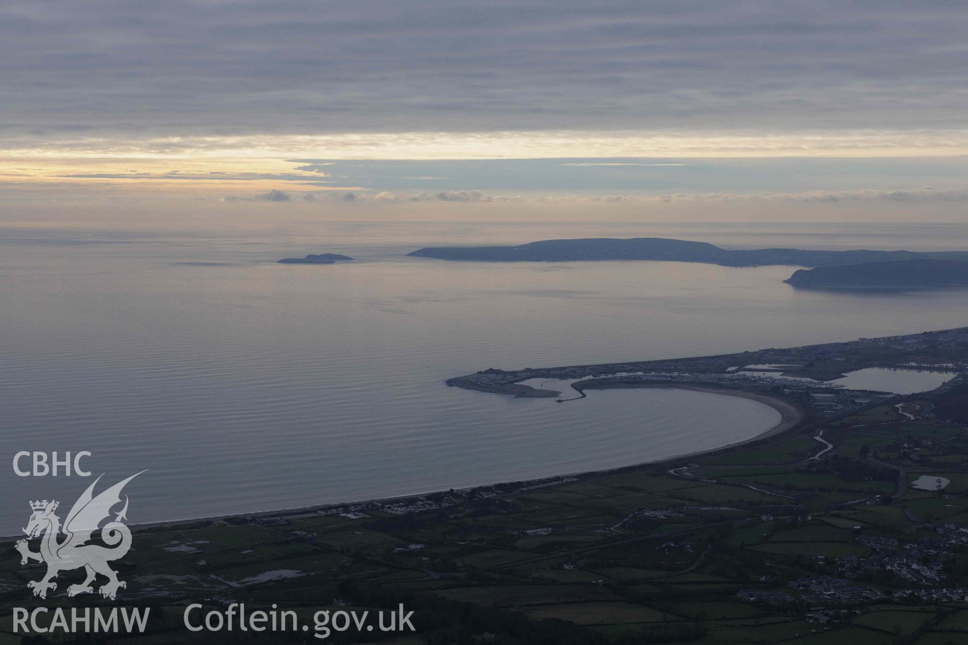 Pwllheli - View of the marina, taken from North-East
