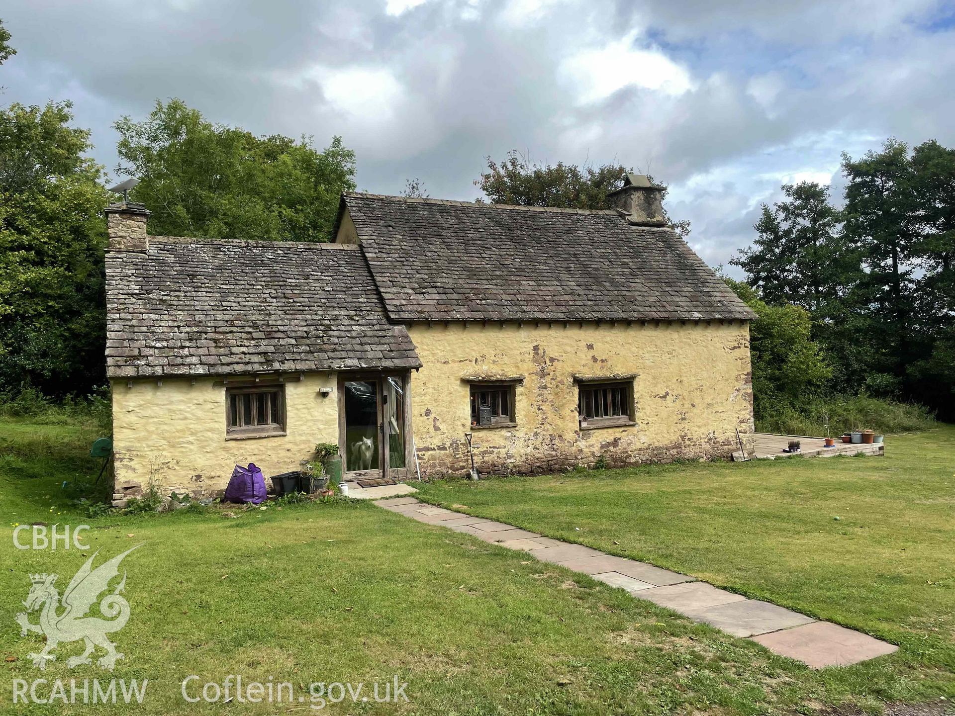 General exterior view of Ty'r Asch, Pontypool. Produced by Paul Davis, 30 August 2025.