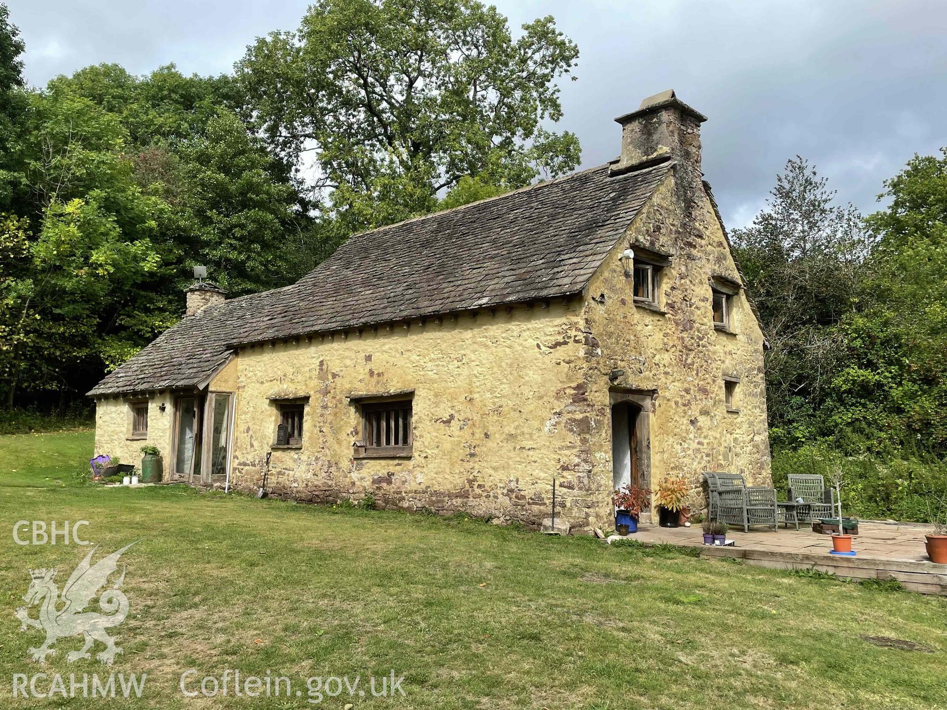 Exterior view of Ty'r Asch, Pontypool. Produced by Paul Davis, 30 August 2025.