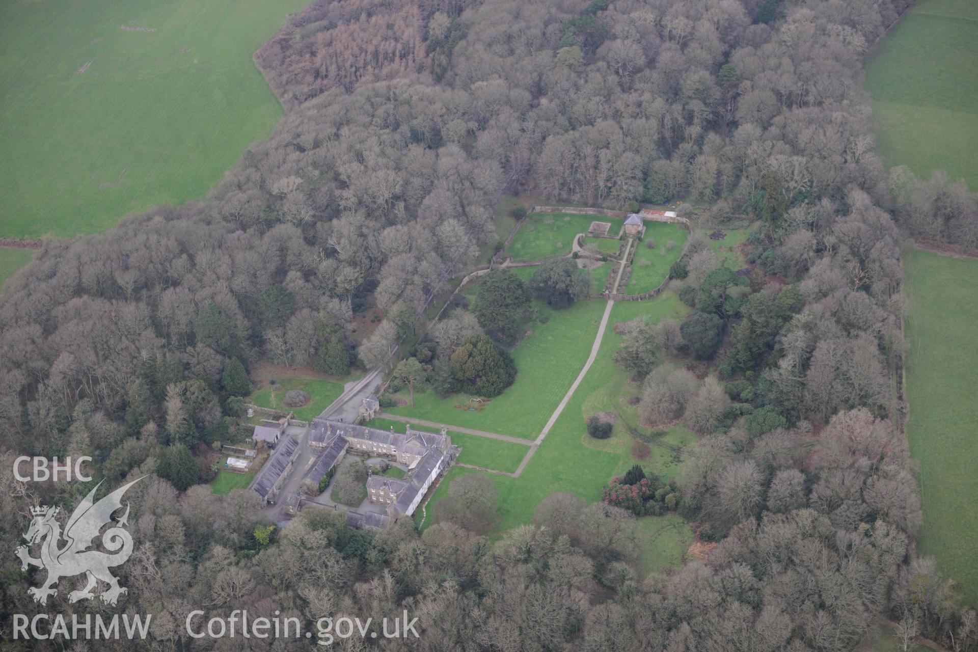 Cefnamlwch - View of Cefnamlwch Gardens and Grounds, taken from South