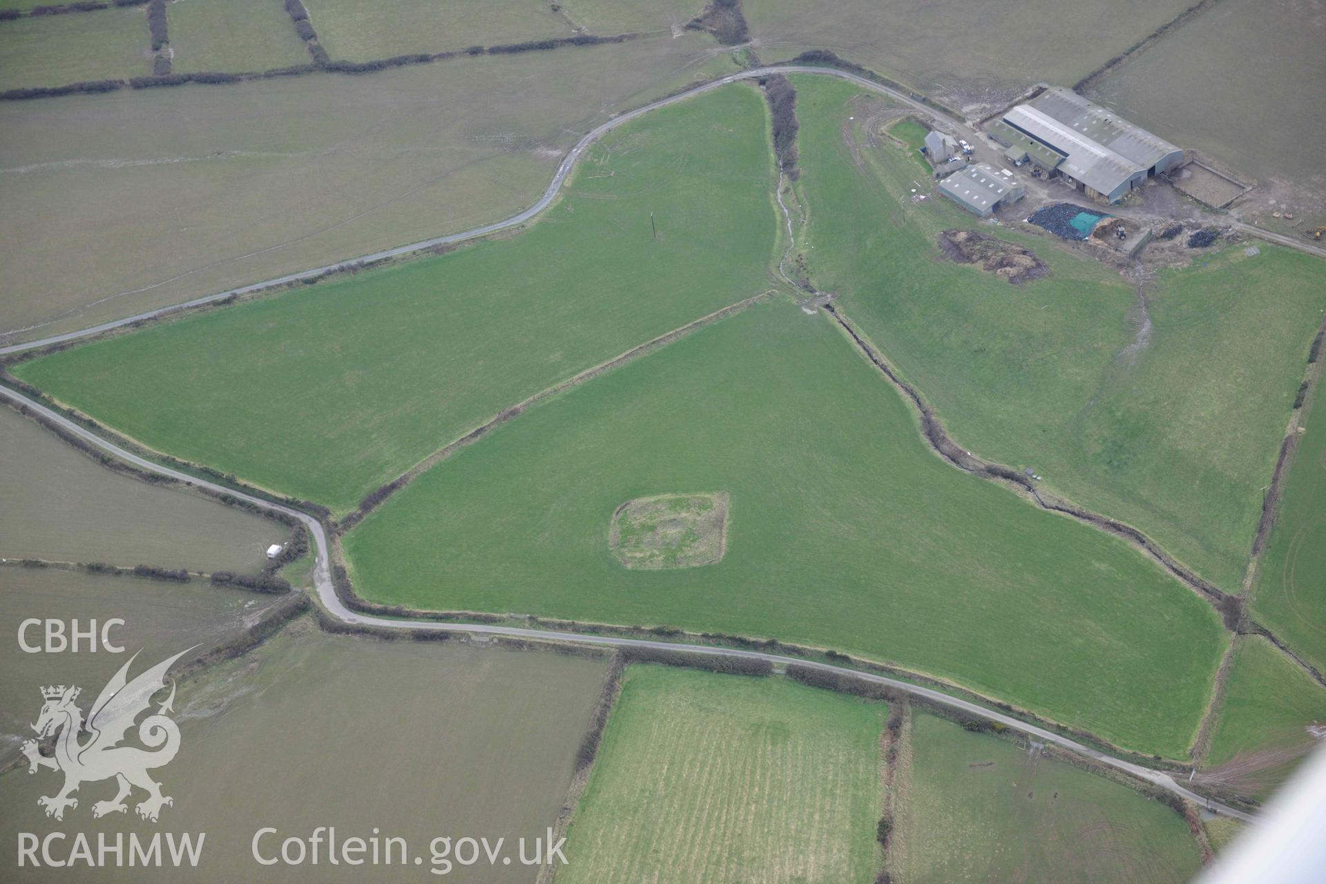St Merin's Church - View of the church foundations, taken from North-East