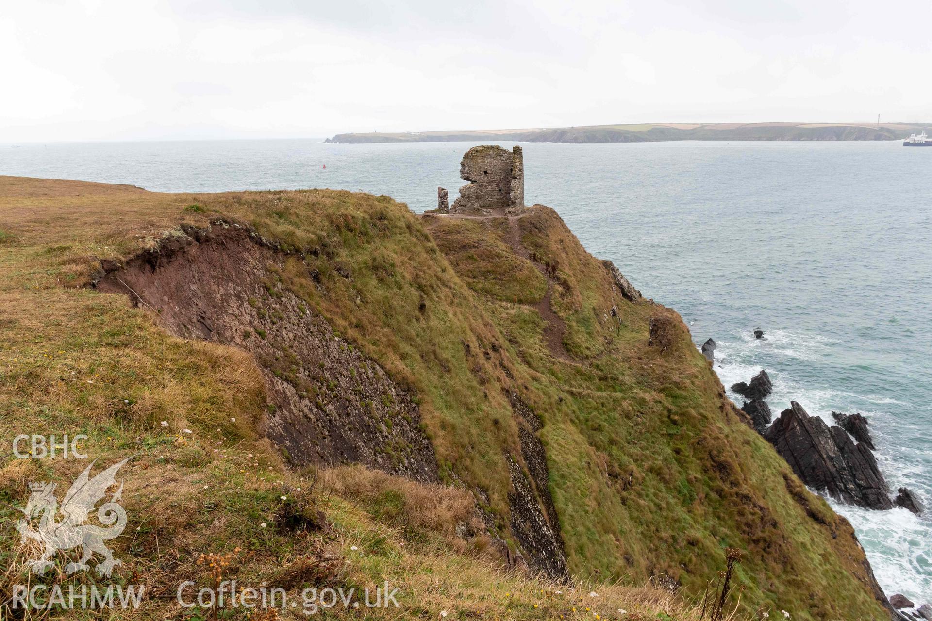East Blockhouse, Angle. View from the east.