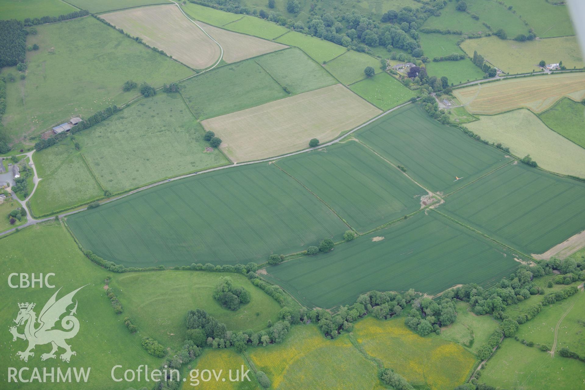Oblique aerial photograph taken during the Royal Commission’s programme of archaeological aerial reconnaissance: Castell Foel-Allt-